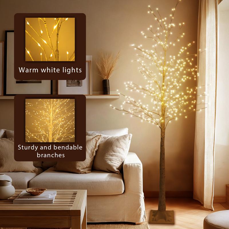 Velmorah™ 6FT Pre-Lit Birch Christmas Tree ✨