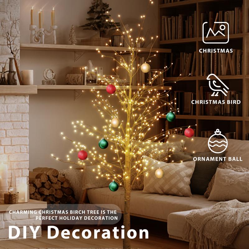 Velmorah™ 6FT Pre-Lit Birch Christmas Tree ✨