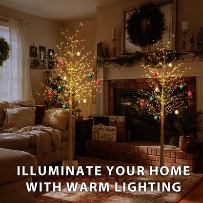 Velmorah™ 6FT Pre-Lit Birch Christmas Tree ✨