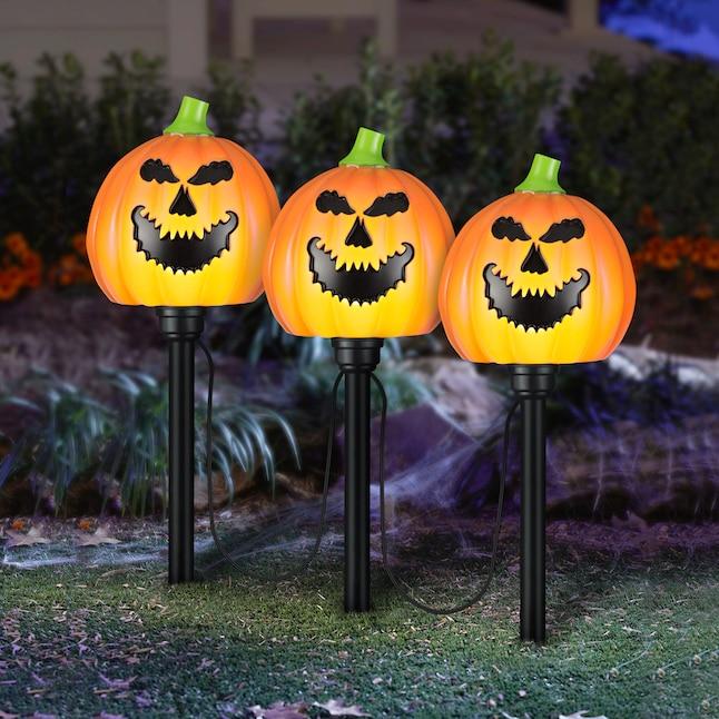 Fright Glow™ Pumpkin Pathway Lights 🎃